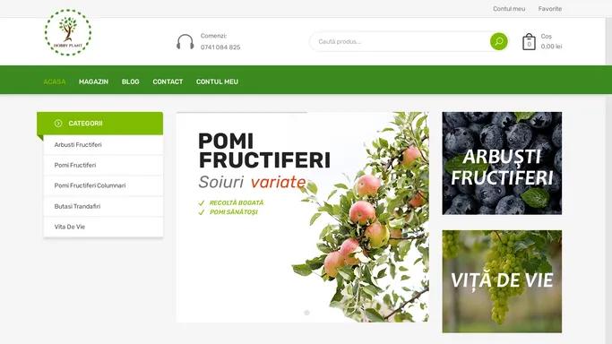 Pepiniera trandafiri si pomi fructiferi