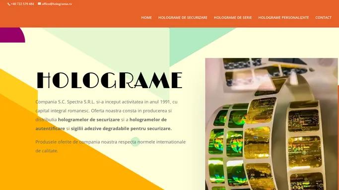 HOLOGRAMA.RO | Securizare si autenticitate prin holograme