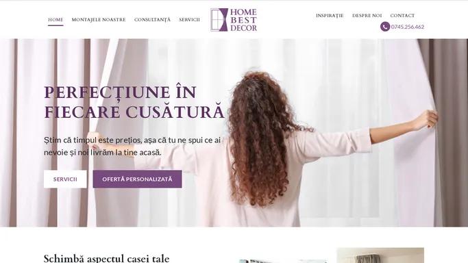 Home Best Decor - Perfectiune in Fiecare Cusatura