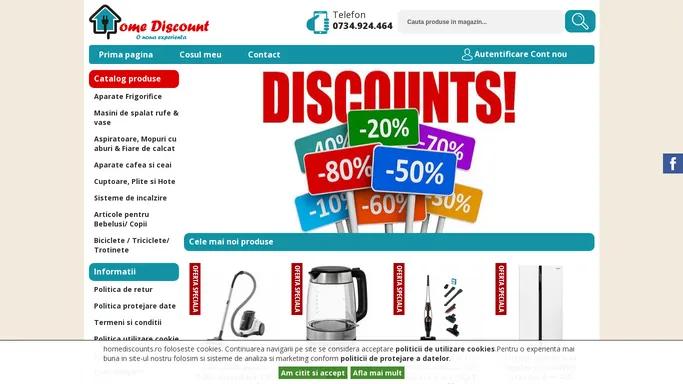 Home Discount - Electrocasnice pentru casa ta