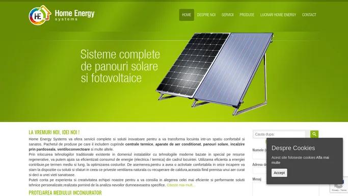 Home Energy Systems