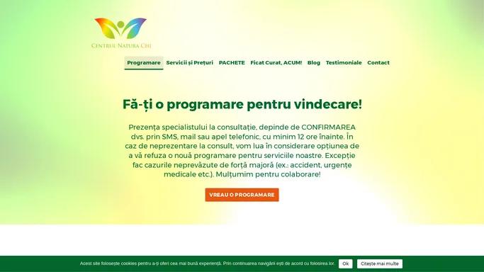 Centrul Natura CHI – Medicina naturala pentru o viata sanatoasa.