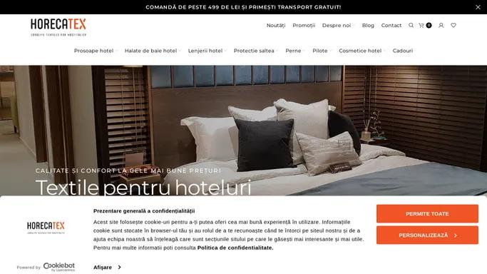 Textile hoteliere de calitate - Prosoape, Lenjerii, Halate | HORECATEX