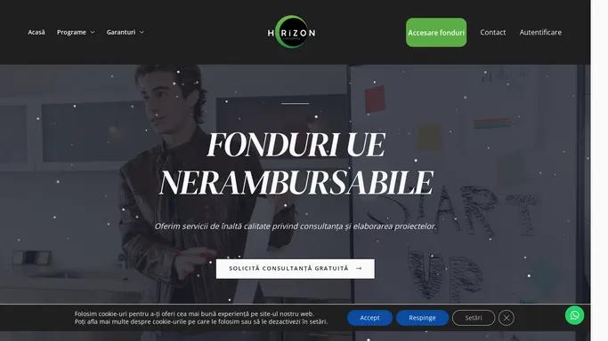 Fonduri UE-Nerambursabile - Horizon Consulting