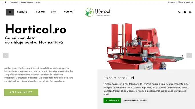 Horticol.ro | Solutii complete pentru cultura plantelor