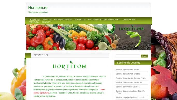 Hortitom, seminte de legume si pepeni