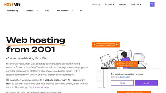 Web hosting for over 24 years | Host-Age.com