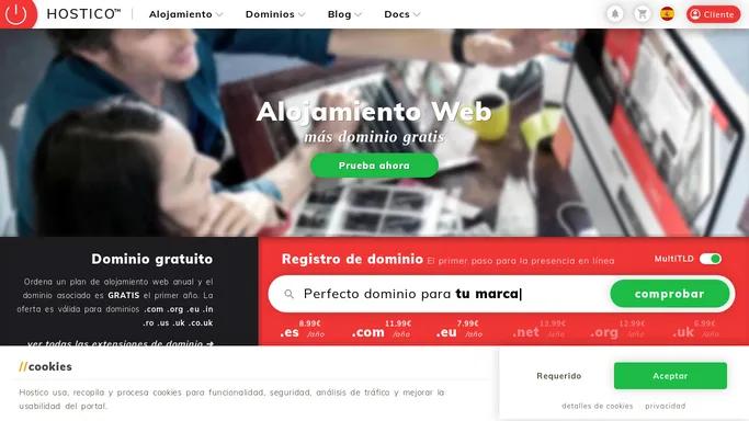 Alojamiento web, alojamiento web solo 1,99 | Hostico