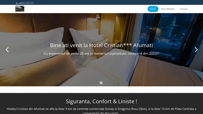 Bine ati venit la Hotel Cristian*** Afumati - hotel-cristian-bucuresti.ro