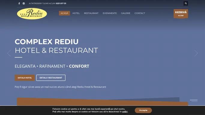 Complex Rediu - Hotel & Restaurant Botosani