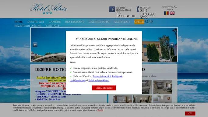 Hotel Adria - Cazare in Saturn, Hotel Saturn, Hotel 3 stele in Saturn