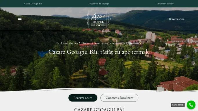 Cazare Geoagiu Bai - 🛎️AIDA Hotel Spa si Tratament