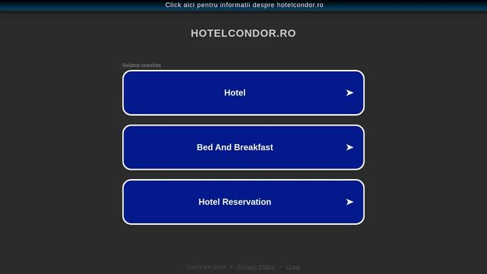 hotelcondor.ro