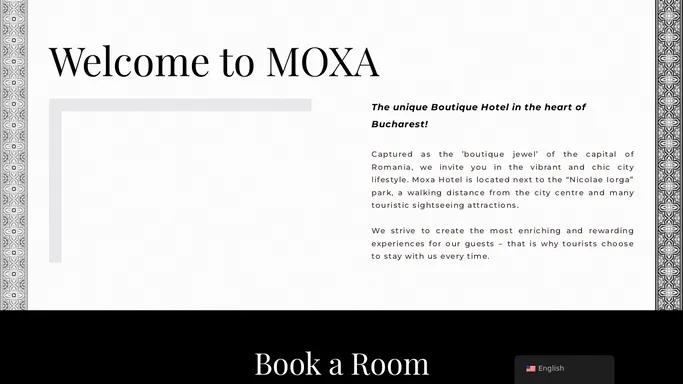 Hotel Moxa – Bucharest Boutique Hotel