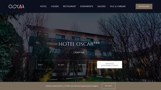 Hotel Oscar Campina - Cazare, restaurant si spatii de evenimente in Campina