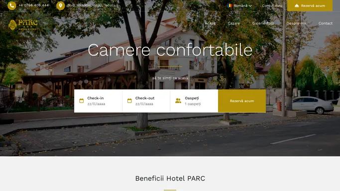 Complex Hotelier PARC*** Tecuci – Bun venit!