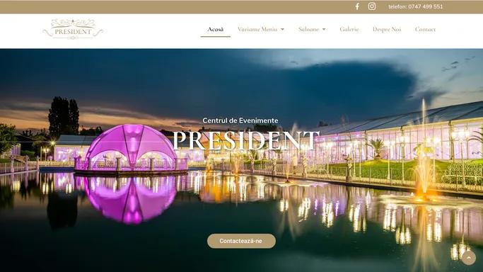 Hotel Restaurant President – Centru de evenimente