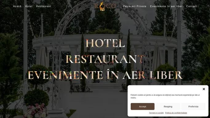 Hotel Roco Izvin. Cazare si Restaurant langa Timisoara. Ballroom, Nunti, Evenimente