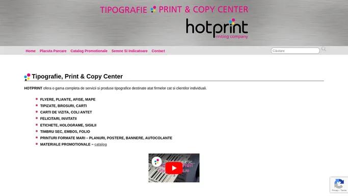 Tipografia HOTPRINT Constanta