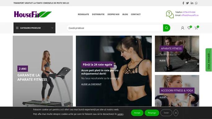 Housefit Romania - Aparate fitness, accesorii sport, suplimente nutritive