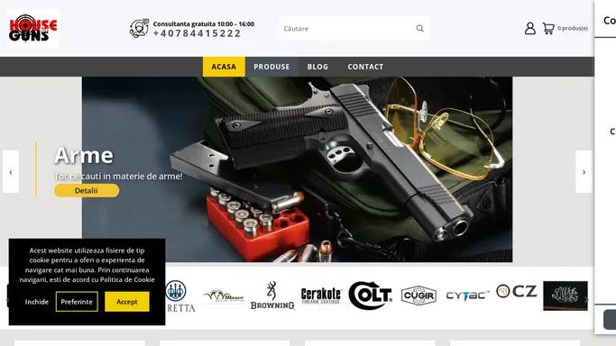 House of Guns - Magazin de arme si accesorii