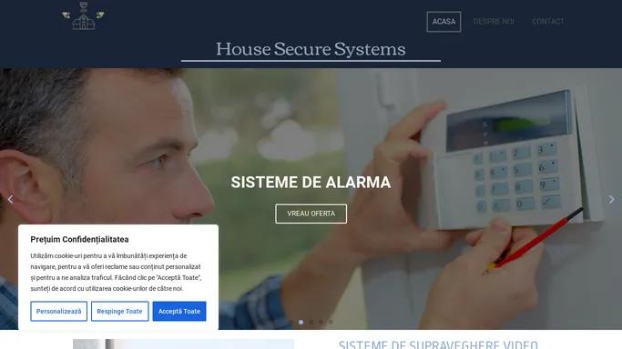 House Secure Systems | Sisteme de supraveghere | Camere de supraveghere | Sisteme de alarma