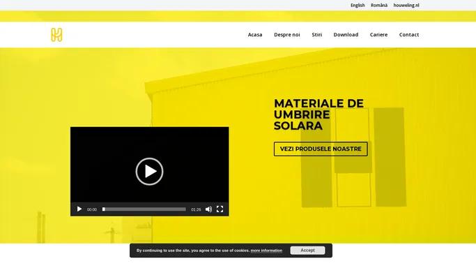 Houweling | Materiale de umbrire solara