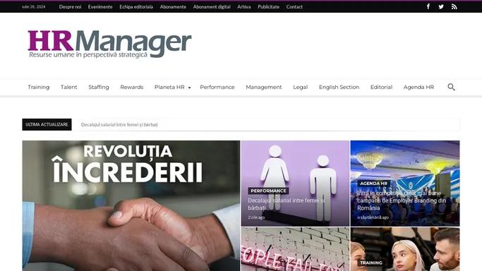 Acasa - Revista HR Manager