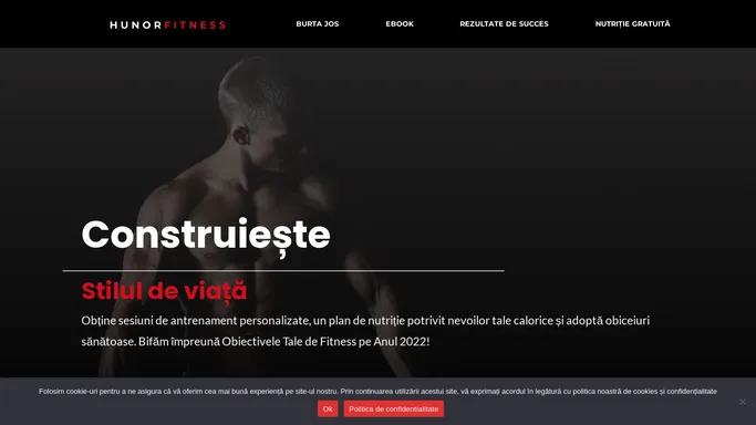 Hunor Fitness – Antrenor Fitness Online, Nutritionist, Sportiv, Biohacker