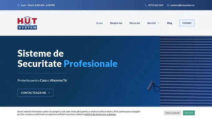 HutSystem - Sisteme de Securitate Profesionale