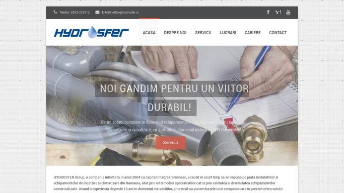 HYDROSFER Group - Instalatii rezidentiale si industriale in Bistrita