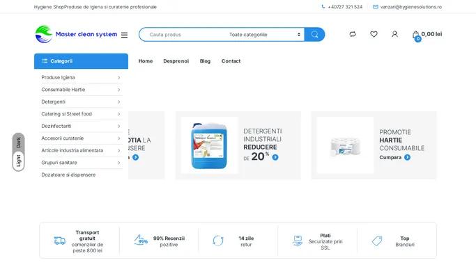 Hygiene solutions – Hygiene ShopProduse de igiena si curatenie profesionale