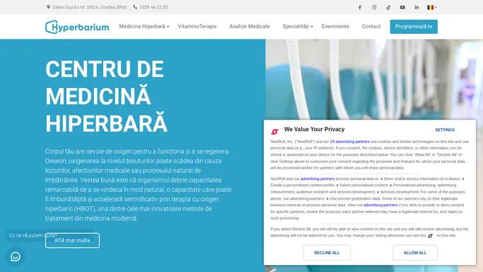 Clinica Hyperbarium - Centru de medicina hiperbara