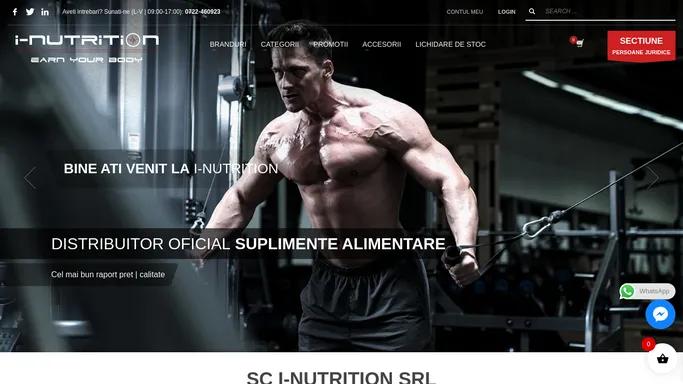 Suplimente Nutritive • I-Nutrition • Distribuitor oficial • www.i-nutrition.ro