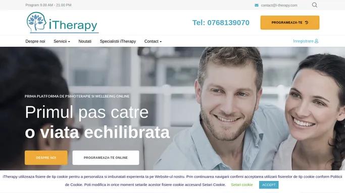 iTherapy – Prima platforma de psihoterapie si mindfulness online din Romania