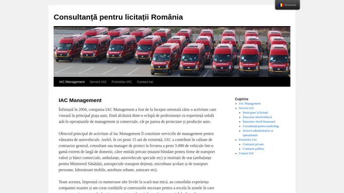 Consultanta pentru licitatii Romania