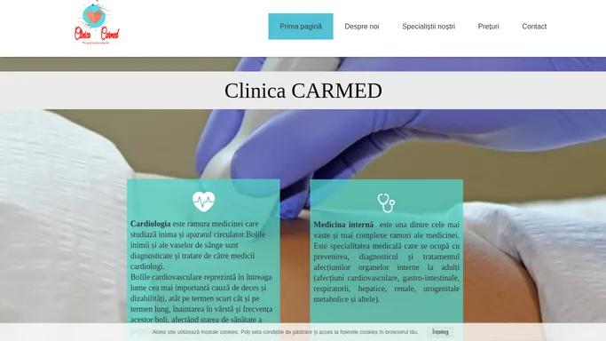 Clinica Carmed - cabinet cardiologie, EcoDoppler cardiac si vascular ( carotide, vertebrale, vene si artere membrele inferioare si superioare), Test de efort la cicloergometru, Holter ECG si TA /24ore