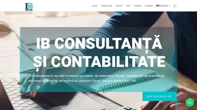 IB Consultanta si Contabilitate | Externalizare servicii contabilitate si consultanta fiscala