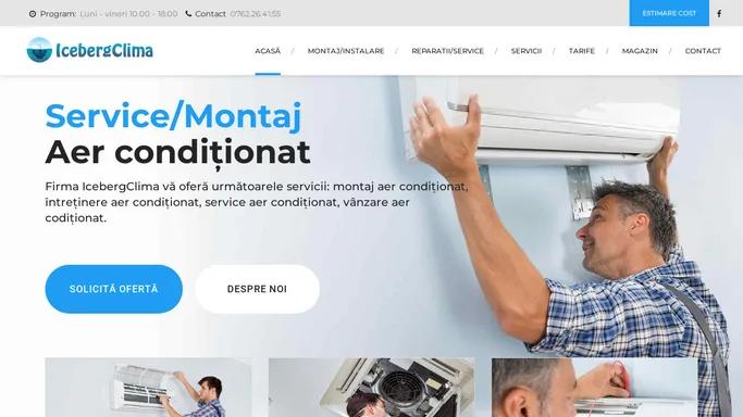 Montaj aer conditionat – Montaj aer conditionat | IcebergClima ofera servicii profesionale de montaj aer conditionat, service aer conditionat si intretinere aer conditionat