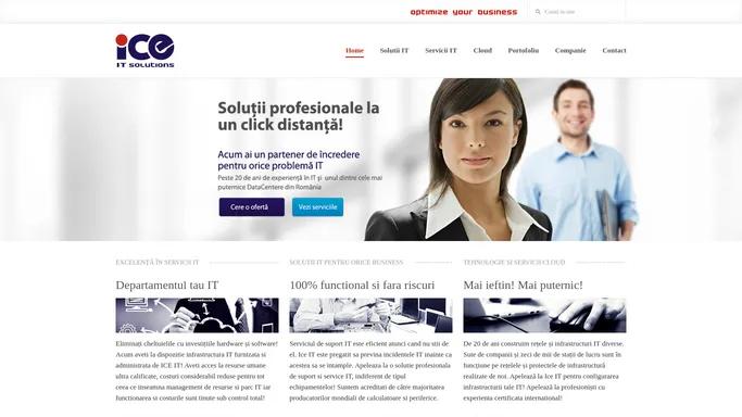 ICE IT Solutions | Solutii IT la un click distanta