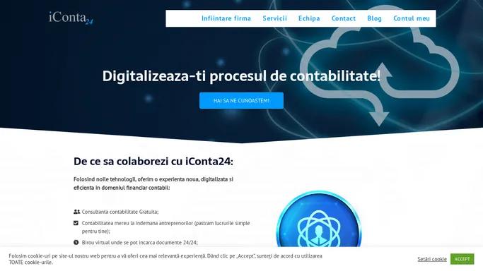 iConta24 – Digitalizeaza-ti procesul de contabilitate!