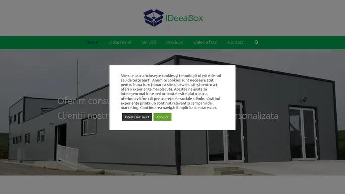 IDeeaBox – Producator de ambalaje din carton