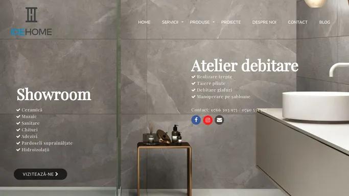 Ide Home SRL – Glafuri Sibiu, debitari ceramice si comercializare ceramica si obiecte sanitare de inalta calitate