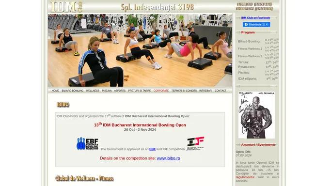 IDM Club Bucuresti: Biliard Bowling, Fitness Wellness, Piscina Olimpica