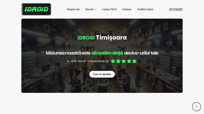 iDROID Timisoara - servicii premium pentru device-urile tale