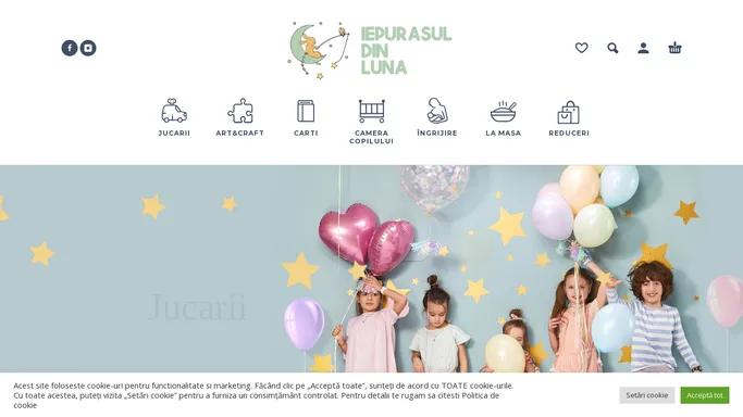 Iepurasul din luna – Un spatiu online cu jocuri si jucarii pentru bebelusi si copii de la iepurasul din luna.