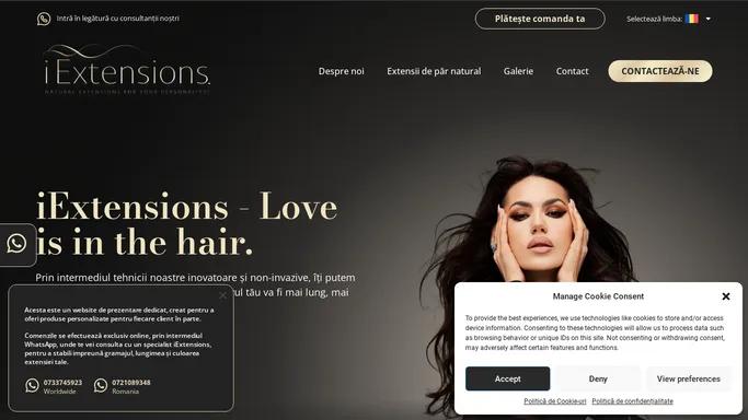 iExtensions - Love is in the hair.