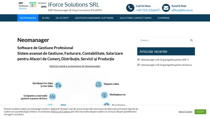 Neomanager - IForce Solutions SRL %