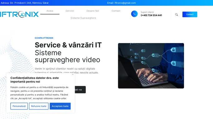 Servicii si vanzari calculatoare - IFTRONIX