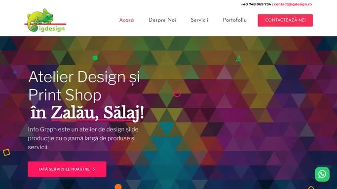 Info Graph Design – Atelier Design si Print Shop in Zalau, Salaj